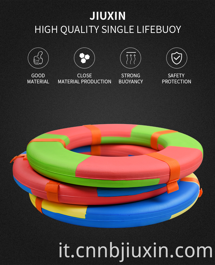 Ningbo Factory Personalizzato Eva Eva Schiuma Eva Solid Floating piscina Lifebuoy